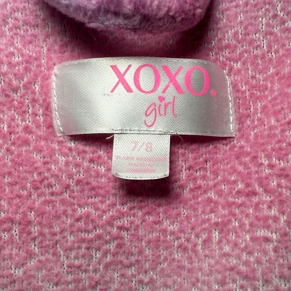 XOXO Girls Ombre Fleece Robe Colorful Pastel Tie-Dye Size 7/8 Pajamas